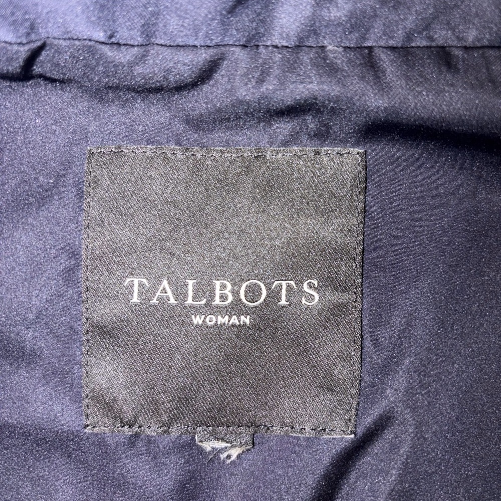 Talbots Woman Navy Utility Jacket - Picture 3 of 3